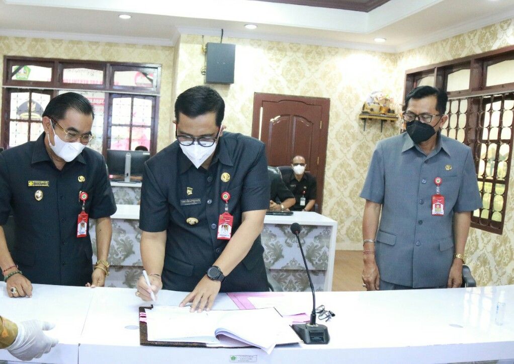 podiumnews.com-KUA dan PPAS Tabanan Tahun 2022 Disepakati